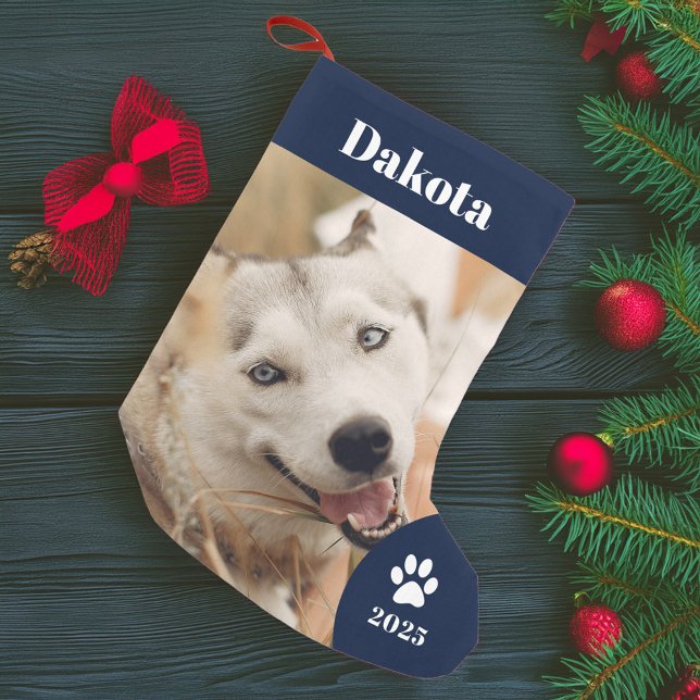 Petite Chaussette De Noël Vacances photo pour animaux de compagnie personnal (Créateur téléchargé)