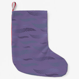 Petite Chaussette De Noël Vagues Tigre (motif stylisé) 9