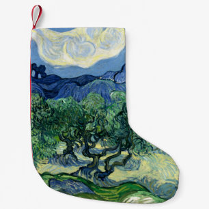 Petite Chaussette De Noël Van Gogh Les Oliviers Paysage Peinture