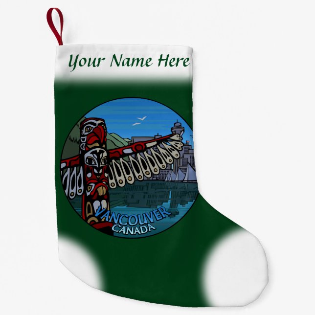 Petite Chaussette De Noël Vancouver Stocking Vancouver Christmas Stocking (Devant)