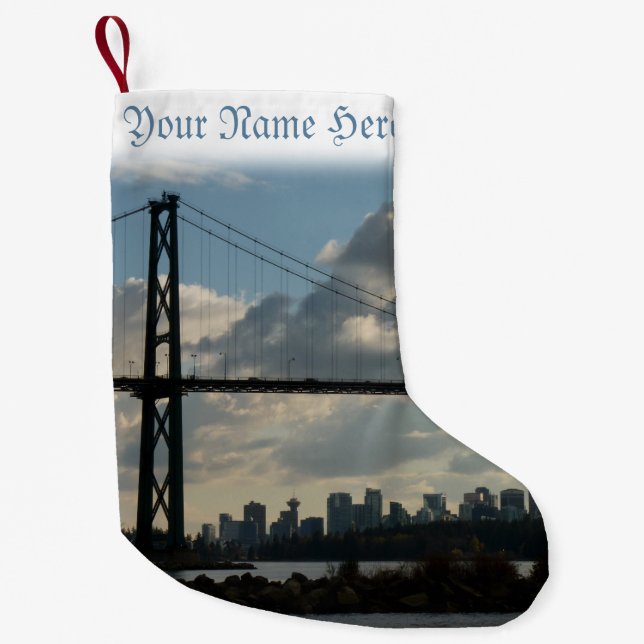 Petite Chaussette De Noël Vancouver Stocking Vancouver Christmas Stocking (Devant)