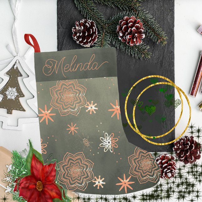 Petite Chaussette De Noël Vert (Simple Green Stocking)