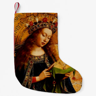 Petite Chaussette De Noël Vierge Marie par Jan van Eyck