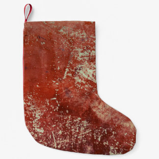 Petite Chaussette De Noël Vieux Cuivre : Vive Texture Métal.