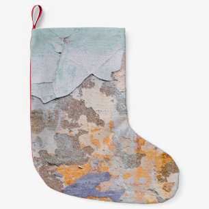 Petite Chaussette De Noël Vieux Wallgrunge, abstrait, antique, art, arrière