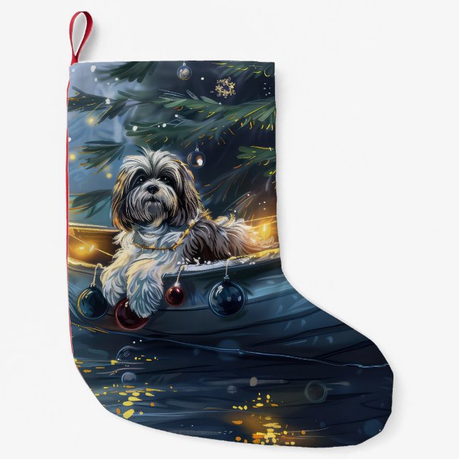 Petite Chaussette De Noël Voyage festif de Noël Havanais (Devant)