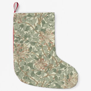 Petite Chaussette De Noël William Morris Honeysuckle Fond d'écran