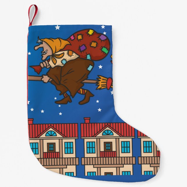 Petite Chaussette De Noël Xmas Witch Befana stockage (Devant)