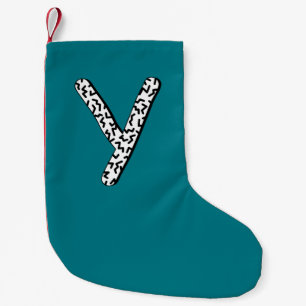 Petite Chaussette De Noël Y déchiqueté