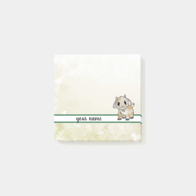 petite chèvre Post-it note adhésive (Devant)