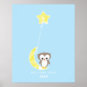 Petite Chouette   Livre d'or pour Baby Shower à im