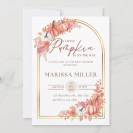 Petite Citrouille est en route Invitation