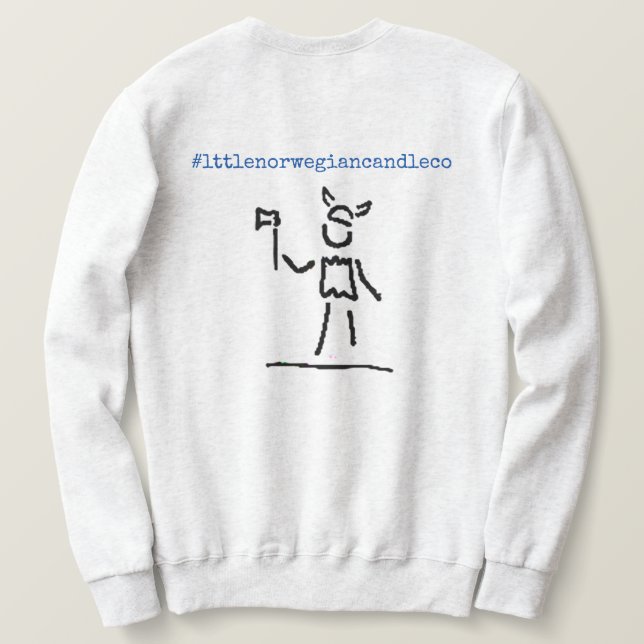 petite compagnie de bougies norvégienne sweatshirt (Design dos)