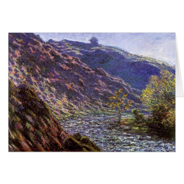 Petite Creuse, Sonnenlicht von Claude Monet (Vorderseite (Horizontal))