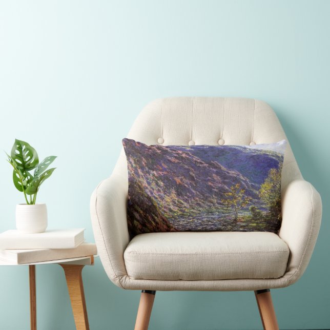 Petite Creuse, Sonnenlicht von Claude Monet Lendenkissen (Stuhl )