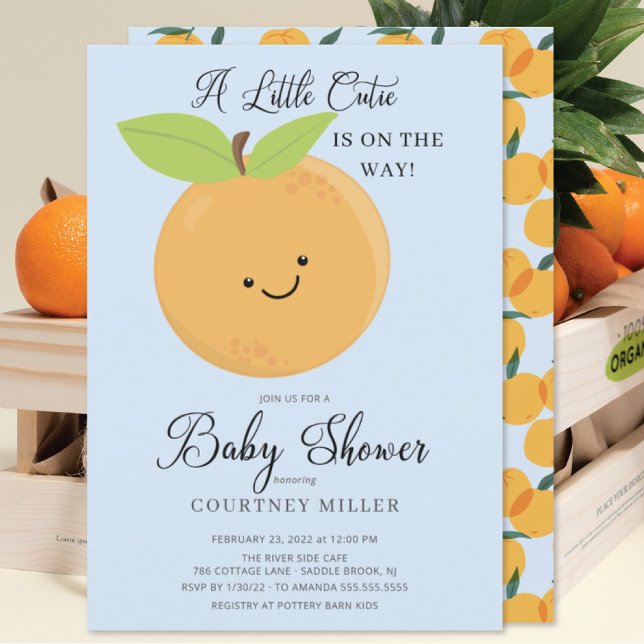 Petite Cutie Boys Baby shower Invitation (Créateur téléchargé)
