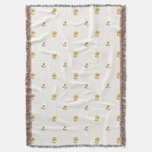 Petite Daisy Dreams Yellow Brown Decke