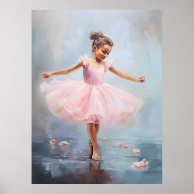 Petite danseuse affiche d'art (Devant)
