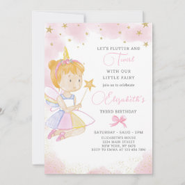 Petite Fée Invitation Anniversaire