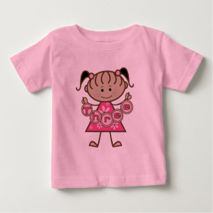 Petite fille 3e anniversaire Tshirts et cadeaux