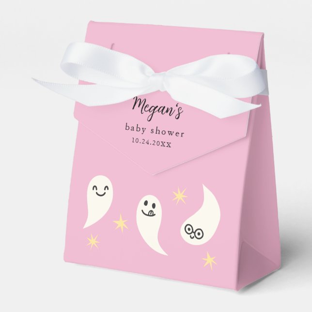 Petite fille Boo Baby shower Ballotins (Verso)