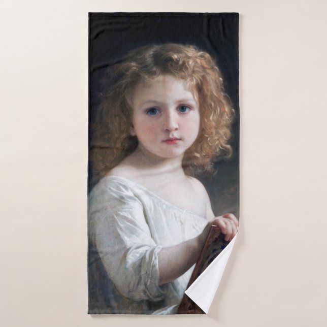 Petite fille, Bouguereau (Serviette de bain)