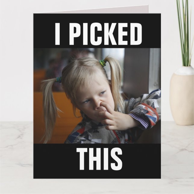 PETITE FILLE CHOISIR NESE FUNNY GRANDES CARTES D'A (Devant)