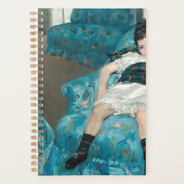 Petite Fille Dans Un Fauteuil Bleu - Mary Cassatt (Devant)