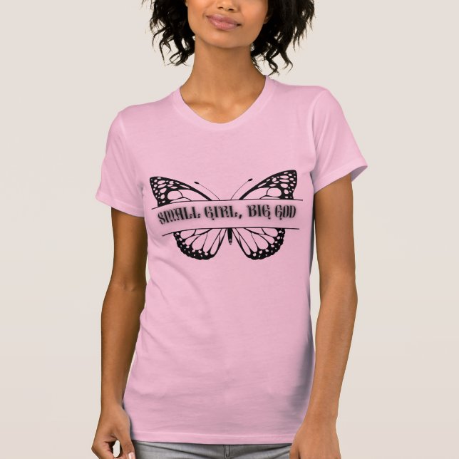 Petite fille, grand Dieu - T-shirts personnalisés (Devant)