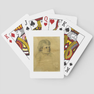Petite fille (Holzkohle) Spielkarten