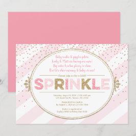 Petite fille saupoudrer invitation invitations d'o