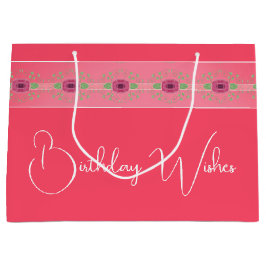 Petite Floral Design Große Geschenktüte