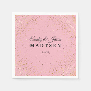 Petite Golden Stars Hochzeitspapier Napkins Serviette