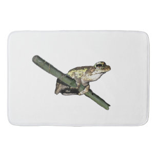 Petite grenouille peinte à l'huile, tapis de bain 