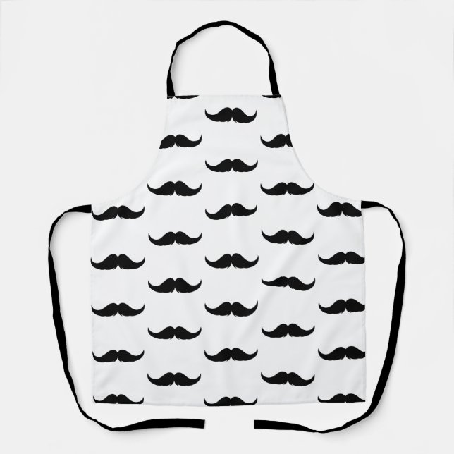 Petite Handlebar Mustache Schürze (Vorderseite)