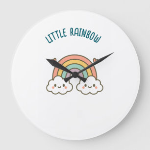 Petite horloge arc-en-ciel