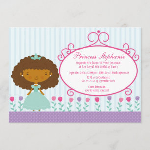 Petite invitation à la fête d'anniversaire de prin
