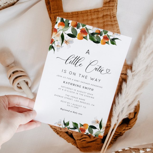 Petite invitation au baby shower (Créateur téléchargé)