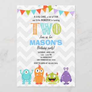 Petite invitation de fête d'anniversaire de