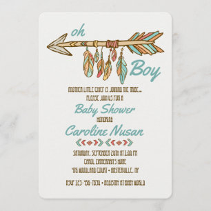 Petite invitation en chef de baby shower