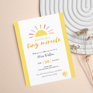 Petite invitation miracle, carte postale Baby show