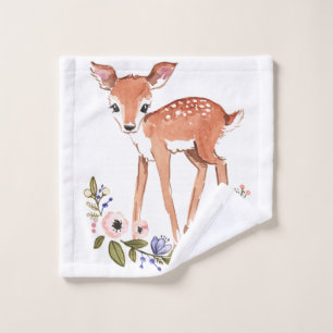 Petite lavette de cerfs communs pour des bébés
