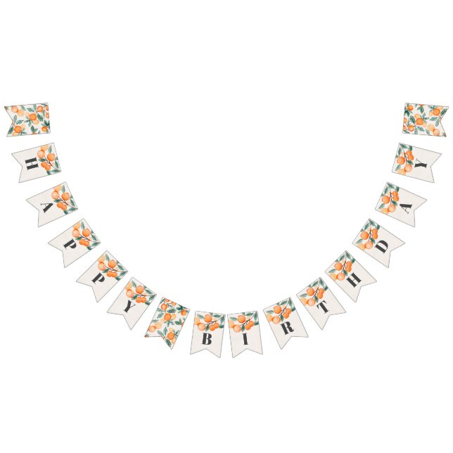 petite mignonne joyeux bannière d'anniversaire ora (Tout)