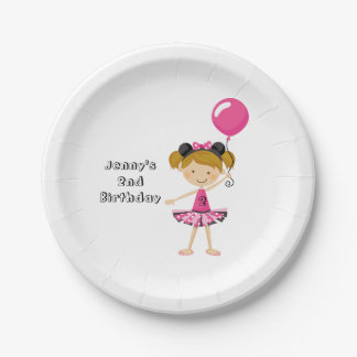 Petite Minnie fille assiette d'anniversaire