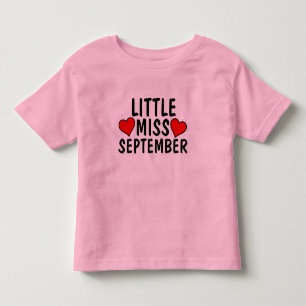 PETITE MISS SEPTEMBRE anniversaire Girl T-shirts