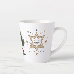 Petite Mug en latte - "Meilleur papa dans l'univer