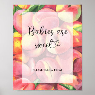 petite pêche - les bébés sont doux affiche