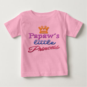 Petite princesse Baby Toddler T-Shirt de la papaye