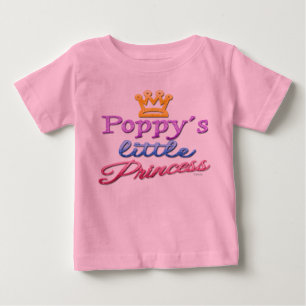 Petite princesse Baby Toddler T-Shirt du pavot