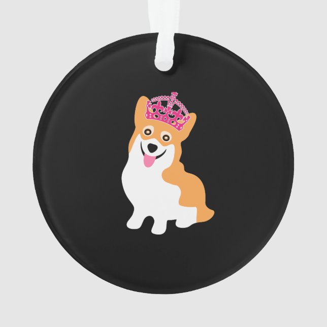 Petite princesse mignonne Wearing de corgi une (dos)